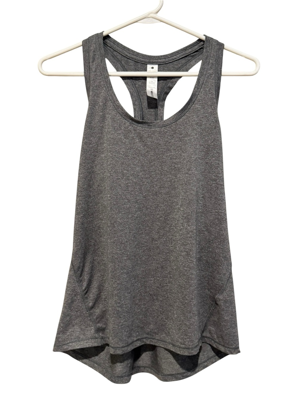 90 Degree By Reflex Charcoal Grey Racerback Tank